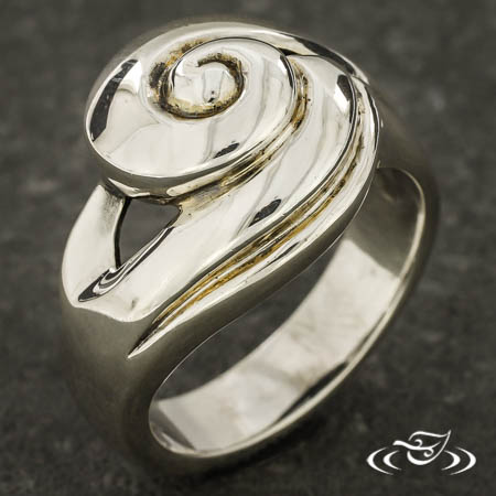 Sterling Silver Swirl Ring