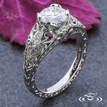  Antique Style Engagement Ring