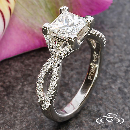 Princess Cut Platinum Engagement Ring
