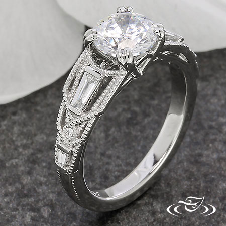 Art Deco Inspired Engagement Ring