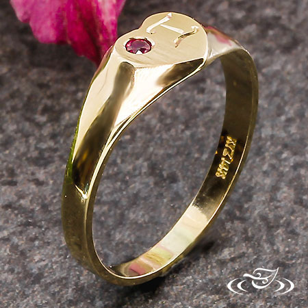 Heart Signet Ring