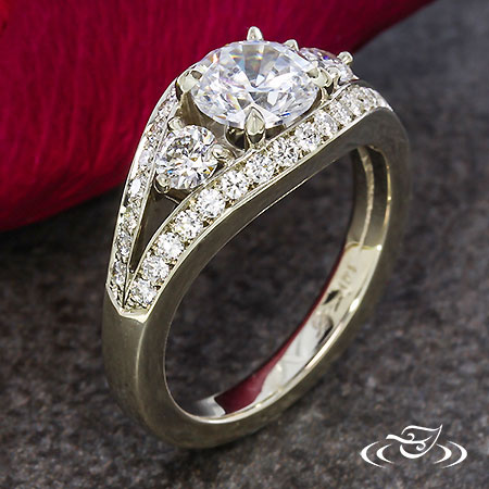  Three Stone Wedding Ring