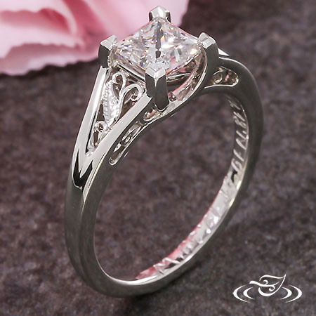 Vintage Inspired Engagement Ring