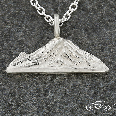 Mt Rainier Pendant Necklace