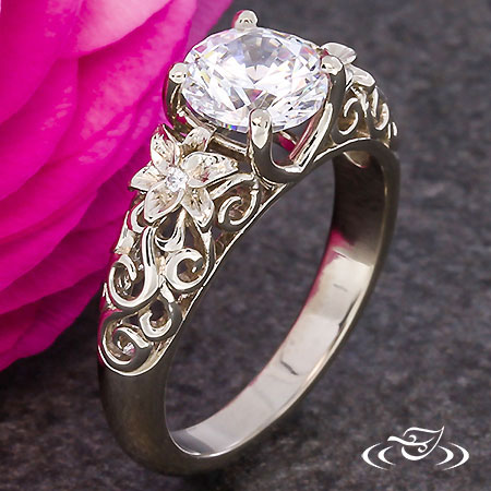Lily Blossom Engagement Ring