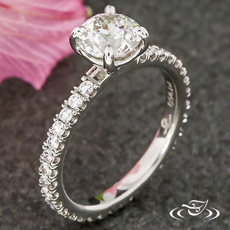 Platinum Fishtail Set Diamond Solitaire