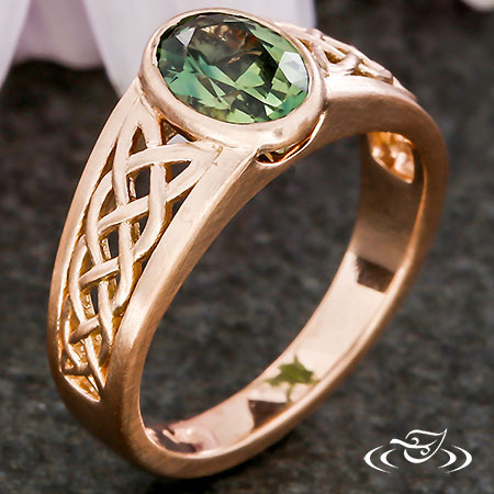 Celtic Knot  Engagement Ring