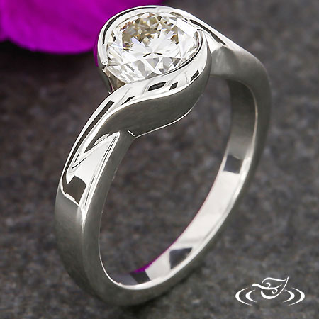Platinum Wrap Engagement Ring