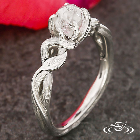 Raw Diamond Tree Inspired Ring