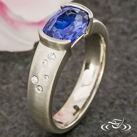 Custom Modern Right Hand Ring