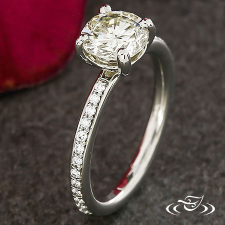 Diamond Accented Solitaire
