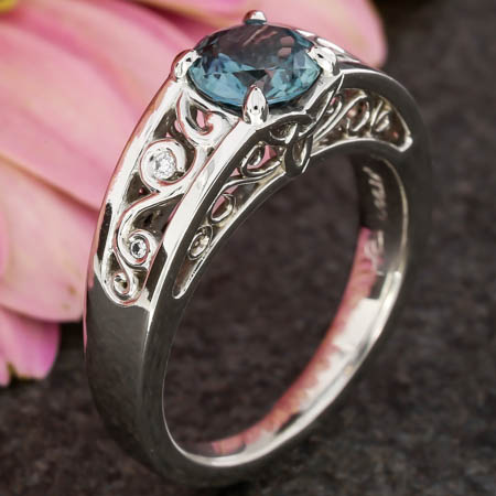 Celtic Filigree Engagement  Ring