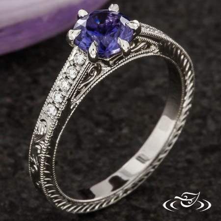 Purple Sapphire Ring