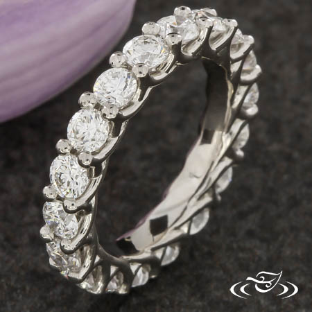 Trellis Eternity Style Diamond Band