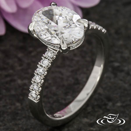 Oval Diamond Engagement Ring