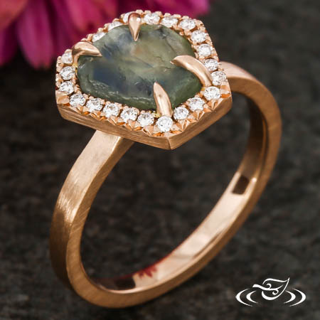 Rustic Montana Sapphire Ring