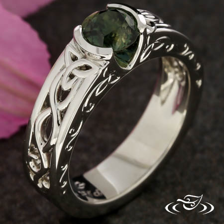Trinity Knot Engagement Ring