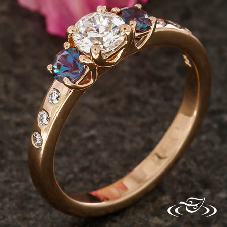 Three Stone Engagement Ring