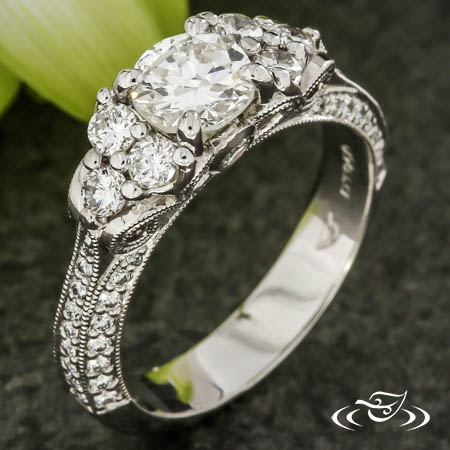 Vintage Inspired Engagement Ring.