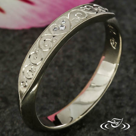 Heart And Scroll Ring