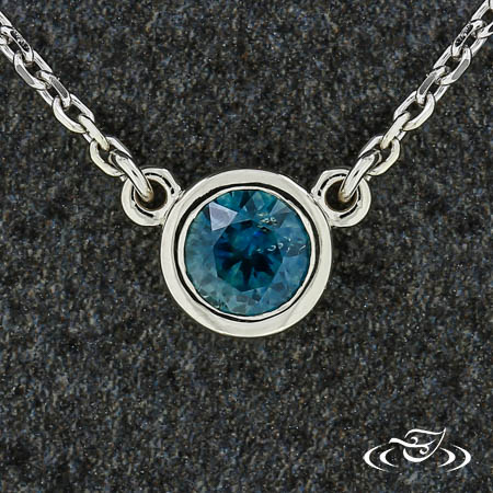 Montana Sapphire Bezel Pendant