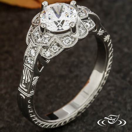 Antique Inspired Engagement Ring