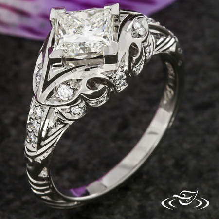 Edwardian Style Engagement Ring