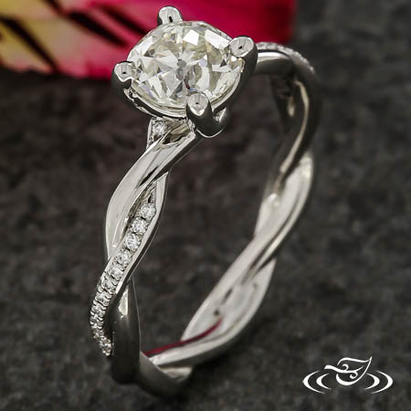 Twist Engagement Ring