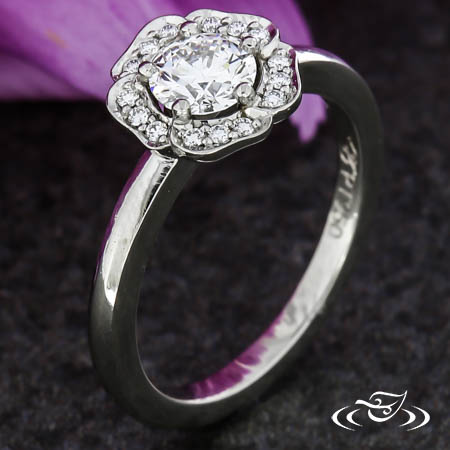 Petal Engagement Ring