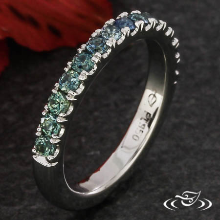 Custom Montana Sapphire Band