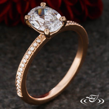 Delicate Oval Solitaire