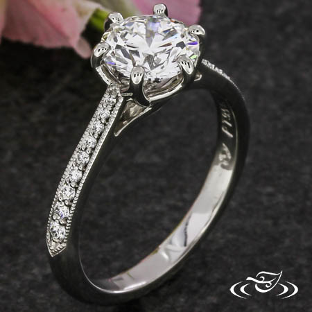 Elegant Trellis Engagement Ring