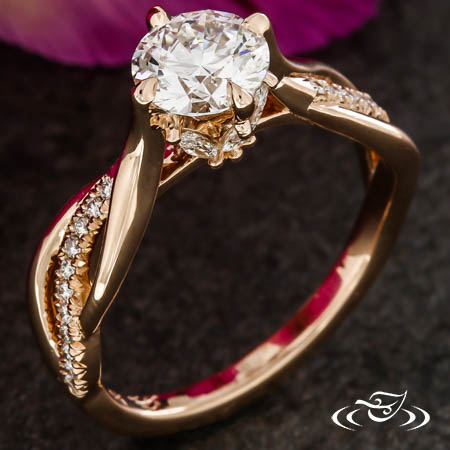 Sunflower Inspired Engagement Ring