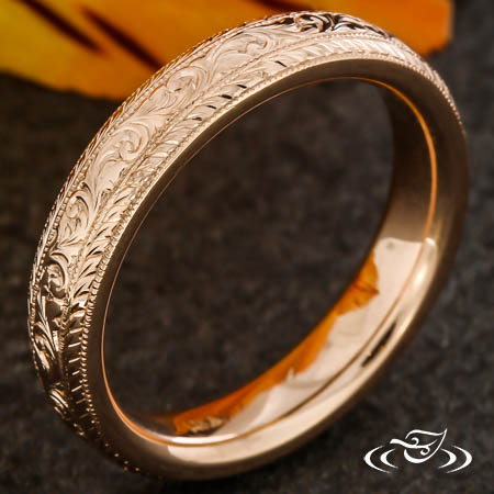 Engraved Wedding Band