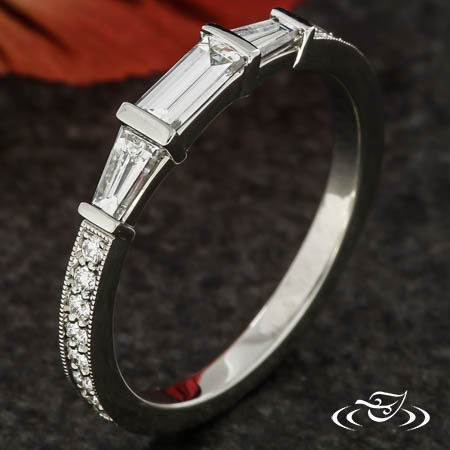 Baguette Wedding Band