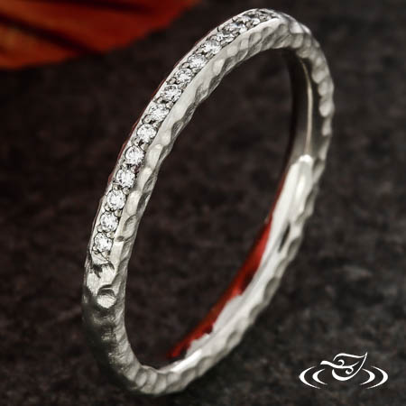 Rustic Diamond Band 