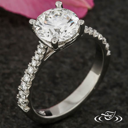 Hidden Lotus Diamond Ring