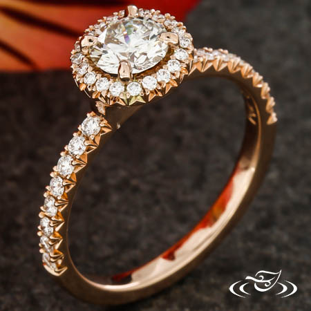 French Pave Halo 