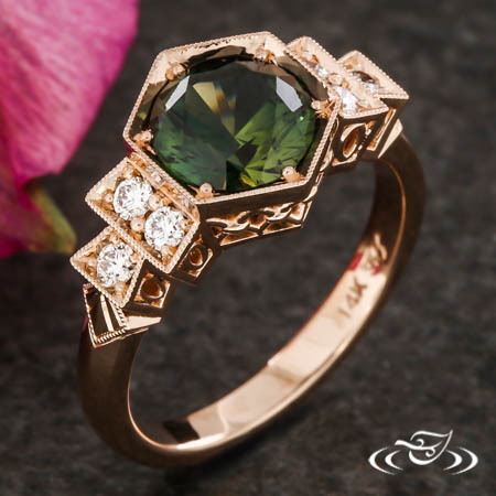 Hexagon Engagement Ring