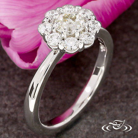 Flower Inspired Engagement Ring