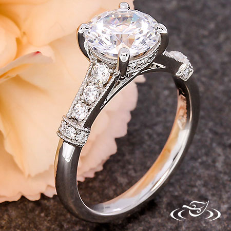 Diamond Trellis Engagement Ring