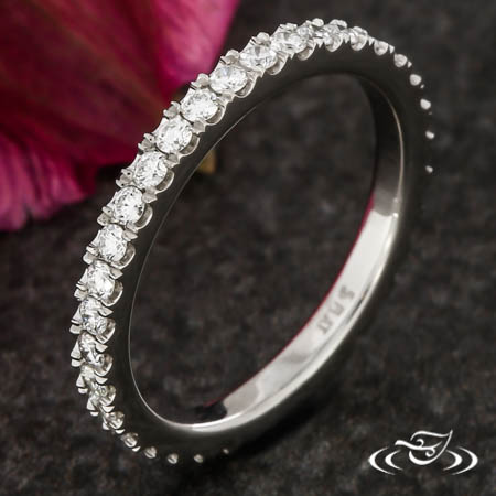 Fishtail Set Eternity Band
