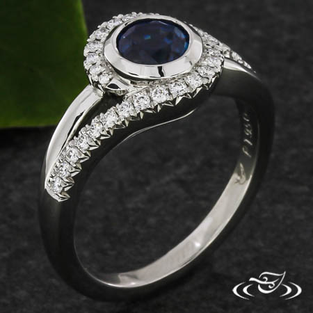 Sapphire Pavé Ring