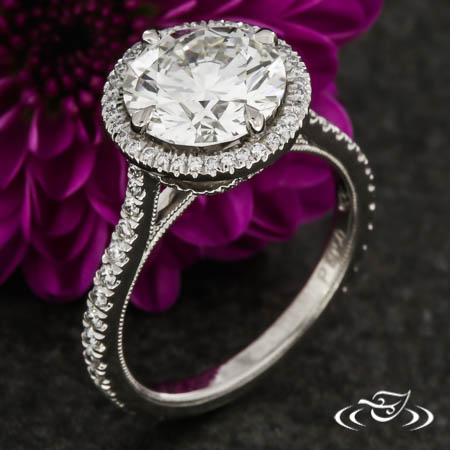 Halo Engagement Ring
