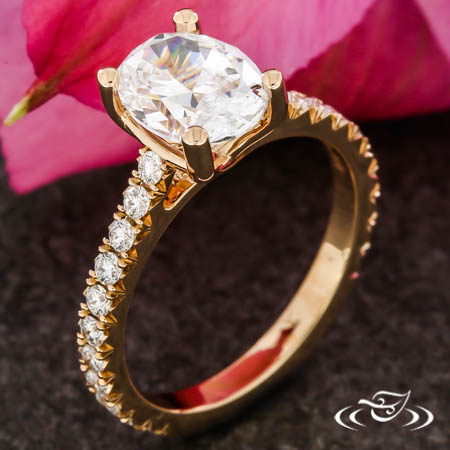 Oval Rose Gold Solitaire