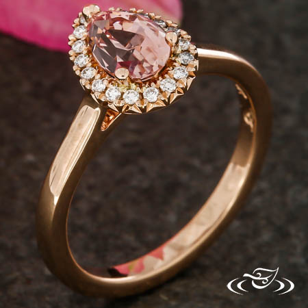 Pretty In Pink Pear Halo 