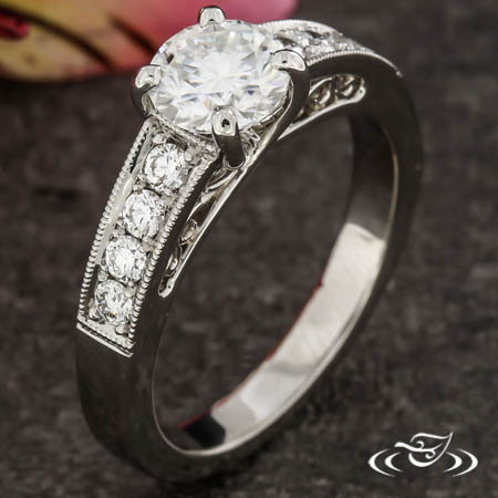Filigree Engagement Ring