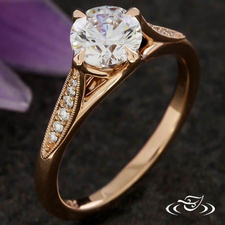 6.0mm Morganite and Diamond Accent Twist Engagement Ring in 10K Rose  Gold|Zales | Engagement rings twisted, Diamond accent engagement rings,  Rose gold