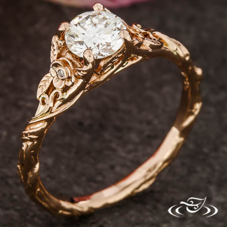 Rose Gold Blossom Ring