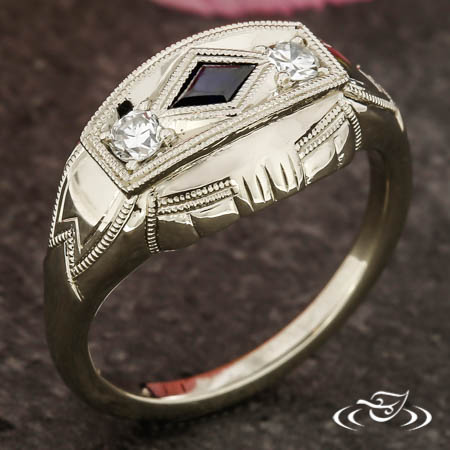 Three Stone Sapphire Ring